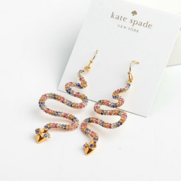 kate spade Jewelry - KATE SPADE Spice Things Up Snake Drop Earrings